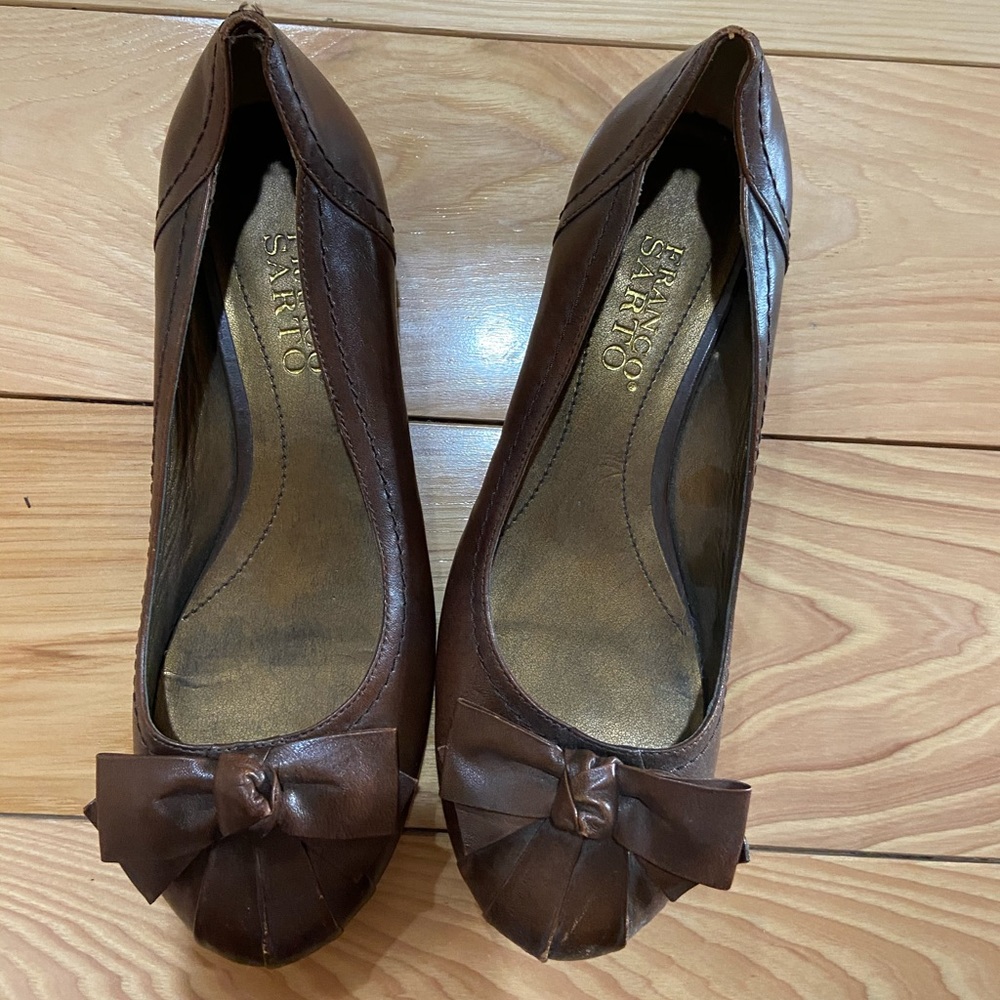 Little baby leather heels